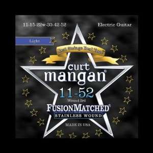 Curt Mangan Fusion Matched Stainless Wound Electric Strings 