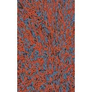   Super Shag Berry Orange 153 Shag 8 x 10 Area Rug