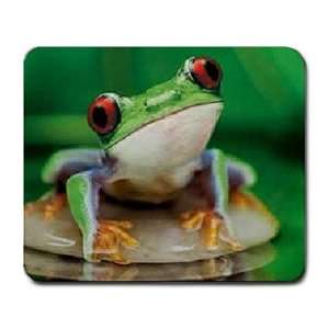  Cute Green Froggy Large Mouse Pad