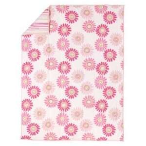   Kids Pink Daisy & Stripes Cotton Bedding, Tw Pi Fresh Daisy Comforter