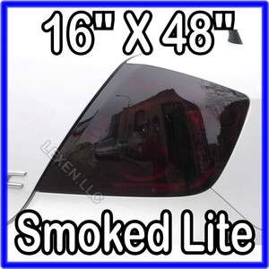   Dark Smoked Tail Lights Film Overlay Cover Smoke Tint Sheet Blackout a