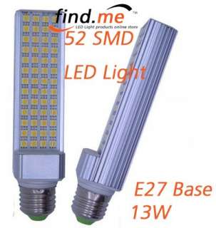 E27 5050 52 SMD LED 13W White Light Lamp Bulb 85 265V Optional E14/G23 