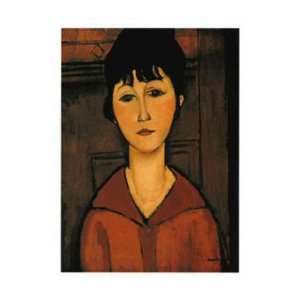  Tete de Jeune Fille by Amedeo Modigliani 20.25X26.50. Art 