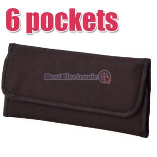Lens Filter Wallet Case Bag Holder 6 Slots 25mm 82mm  