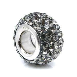 Blooms Outlet Jewelry 925 Silver Swarovski Black Diamond 