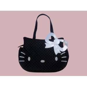    Hello Kitty Black handbag bag tote diaper bag 