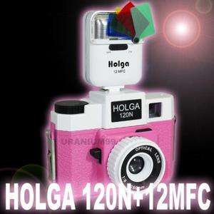 HOLGA 120N 120 N + 12MFC Flash Medium Format Film Plastic Lens Camera 