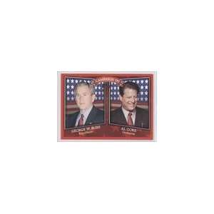   Topps Historical Campaign Match Ups #2000   George W. Bush/Al Gore