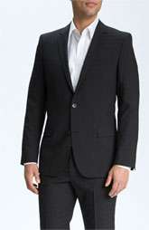 HUGO Astro Hill Black Check Wool Suit Was $895.00 Now $449.90 50% 