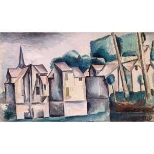 Hand Made Oil Reproduction   André Derain   24 x 14 inches   Houses 