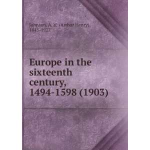   1903) (9781275508255) A. H. (Arthur Henry), 1845 1927 Johnson Books