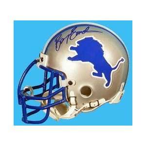 Barry Sanders Autographed Mini Football Helmet (Detroit Lions)