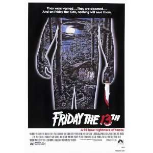  Friday the 13th Poster 27x40 Betsy Palmer Adrienne King 