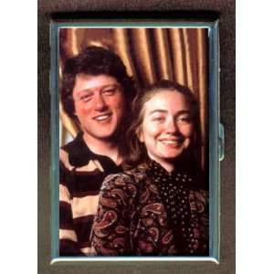 BILL CLINTON HILLARY CLINTON ID Holder, Cigarette Case or Wallet MADE 