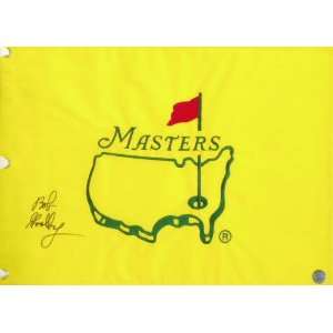 Bob Goalby Autographed Masters Golf Pin Flag