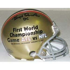  Boyd Dowler Memorabilia Signed Super Bowl I Mini Helmet 