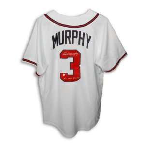 Dale Murphy Atlanta Braves Autographed White Jersey with NL MVP 82,83 