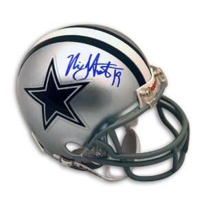  Miles Austin Dallas Cowboys Autographed Mini Helmet 