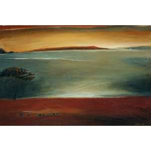 Ursula Salemink Roos 36W by 24H  Morning Light CANVAS Edge #5 3/4 