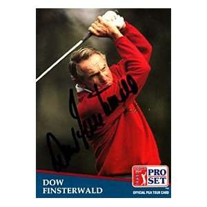 Dow Finsterwald Autographed / Signed 1990 Pro Set Card