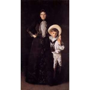   Sargent Mrs Edward L Davis and Her Son Livingston