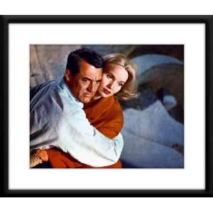  Cary Grant & Eva Marie Saint Framed And Matted 8x10 Color 