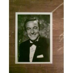 Gene Kelly autograph 5 x 7. I am throwing in a Michael Douglas cut out 