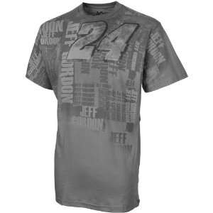   Jeff Gordon Speed Freak Premium T Shirt   Gray