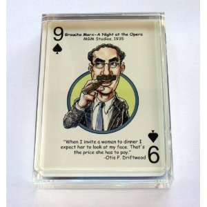 Groucho Marx A Night at the Opera paperweight or display piece