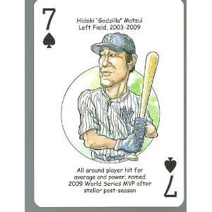 Hideki Matsui   Oddball NEW York Yankees Playing Card