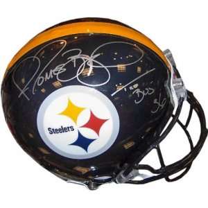 Jerome Bettis Pittsburgh Steelers Autographed Authentic Pro Helmet 