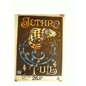 Jethro Tull Poster Concert 1991 Tour Catfish Rising