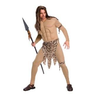 Mens Jungle Jim Costume Prehistoric Caveman Costume (1 