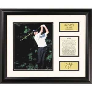 Jim Furyk Photo/Bio/Engraved Signature Framed Golf Art 