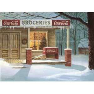  Jim Harrison   Christmas And Coca Cola Signed Open Edition 