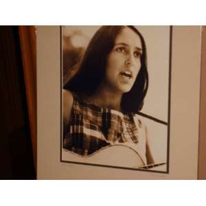  Matted Print/picture. Joan Baez 