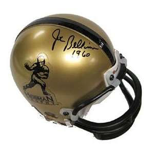 Joe Bellino Autographed/Signed Mini Helmet