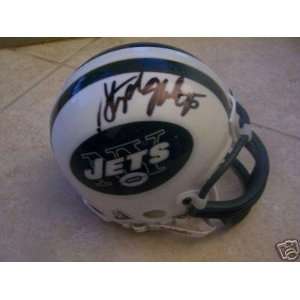  John Abraham New York Jets Signed Mini Helmet 