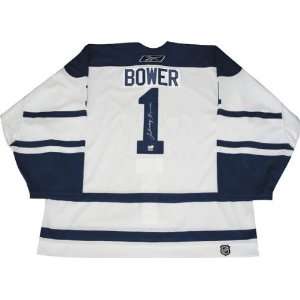 Johnny Bower Toronto Maple Leafs Autographed Authentic Jersey