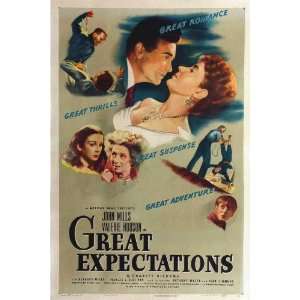  Great Expectations Poster 27x40 John Mills Valerie Hobson 