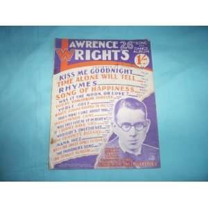  Lawrence Wrights 26th Song and Dance Album (Sheet Music 