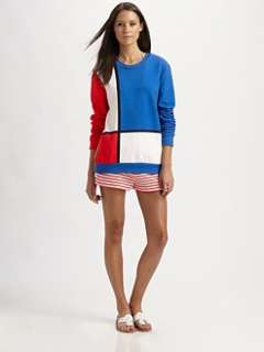 Pret A Surf   Striped Terry Shorts