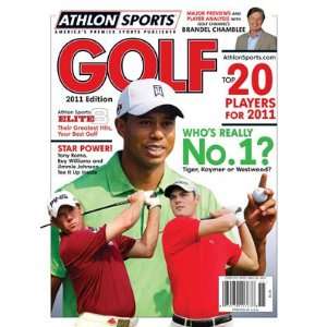  Martin Kaymer unsigned Athlon Sports 2011 PGA Golf Preview 