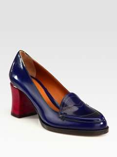 Fendi   Austen Leather Colorblock Pumps