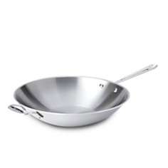 All Clad Stainless Steel 14 Open Stir Fry Pan