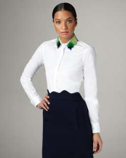 Aqua Tailored Blouse