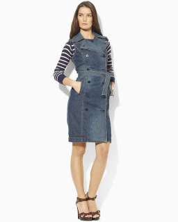 Lauren by Ralph Lauren Tara Denim Trench Dress  