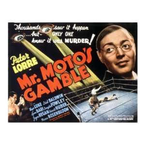  Mr. Motos Gamble, Peter Lorre, 1938 Premium Poster Print 