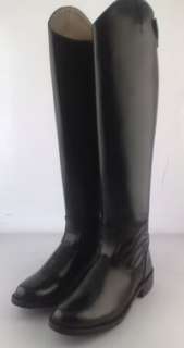 Men Dress Equestrian Horse Riding Long Leather Tall Boots Black All US 