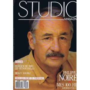 studio magazine n° 30 / Philippe noiret  scorsese  de niro  m. rourke